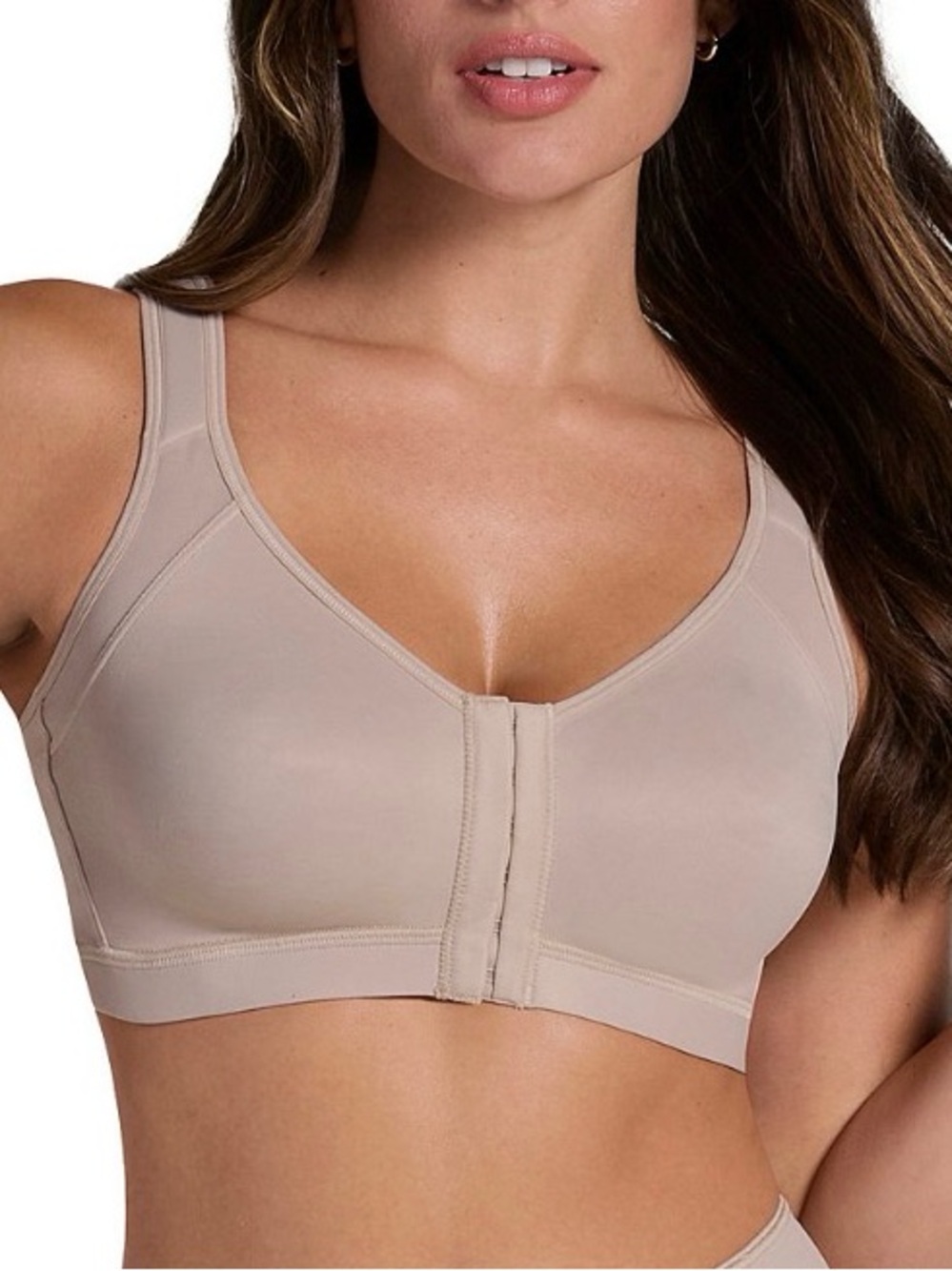 Leonisa Women's chapewear multi functional firm compression slim  Bra beige 32B